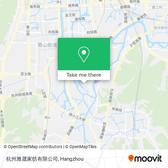 杭州雅晟家纺有限公司 map
