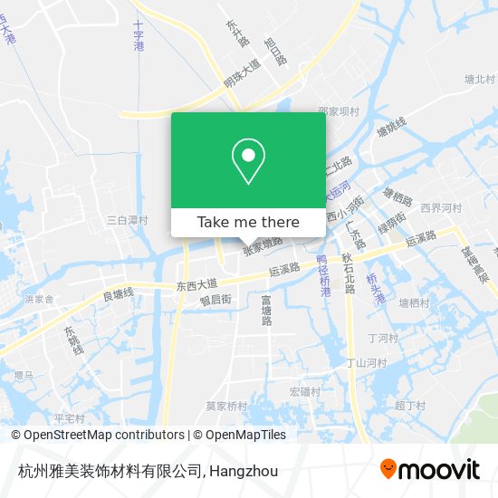 杭州雅美装饰材料有限公司 map