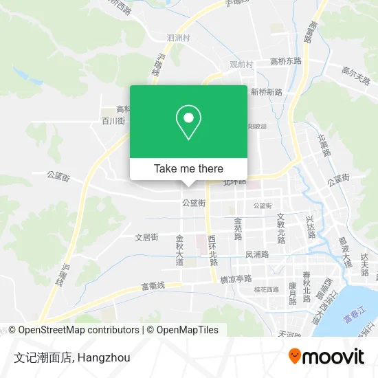 文记潮面店 map