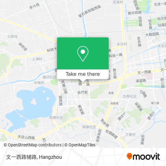 文一西路辅路 map