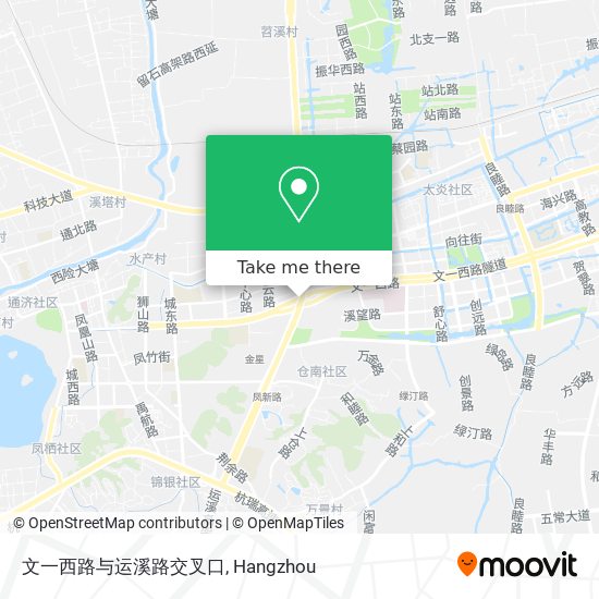 文一西路与运溪路交叉口 map