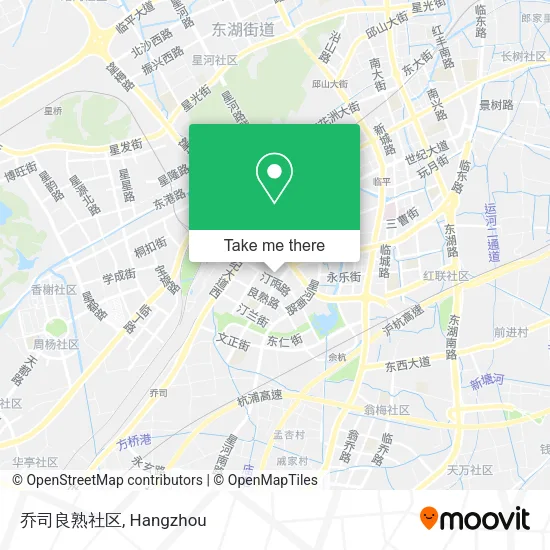 乔司良熟社区 map