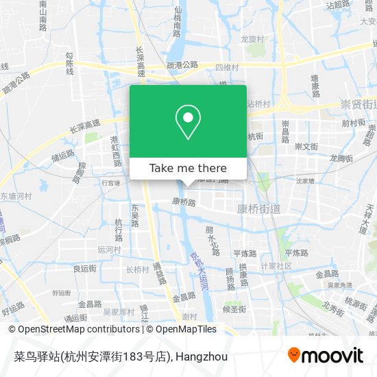 菜鸟驿站(杭州安潭街183号店) map