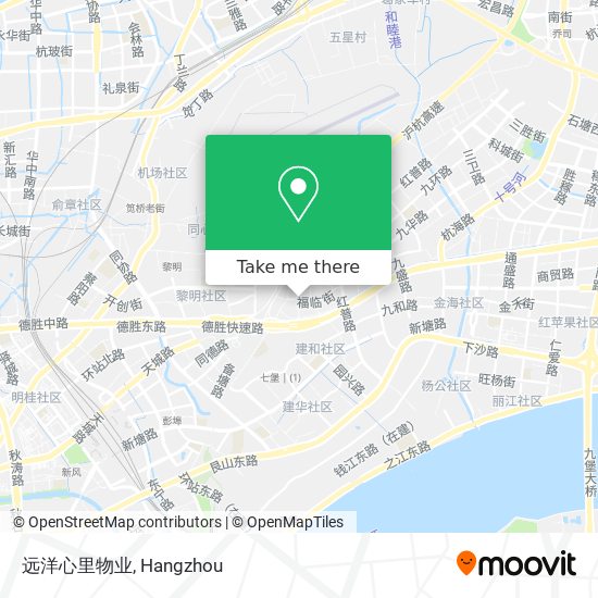 远洋心里物业 map
