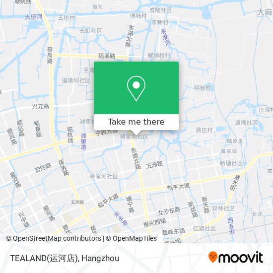 TEALAND(运河店) map