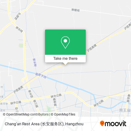 Chang'an Rest Area (长安服务区) map