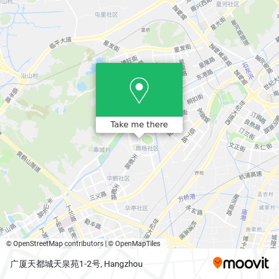 广厦天都城天泉苑1-2号 map