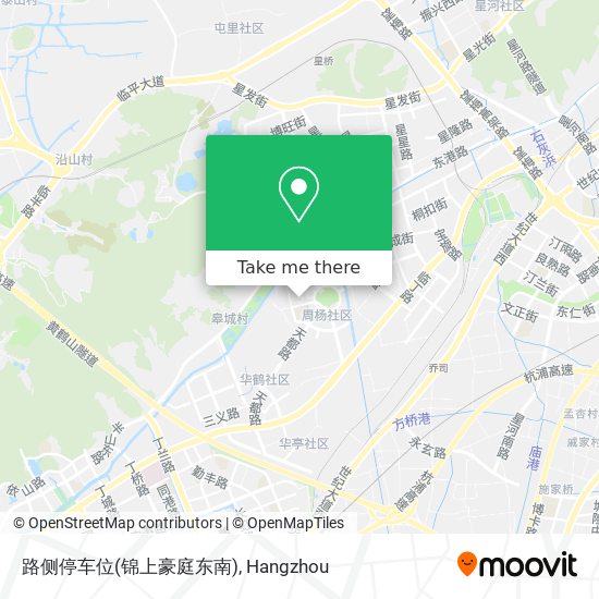 路侧停车位(锦上豪庭东南) map