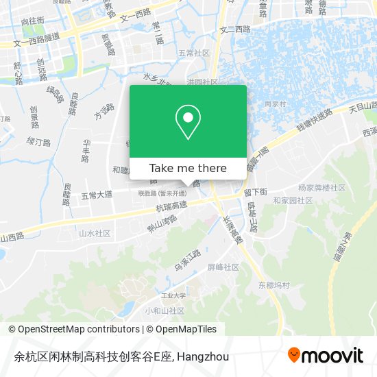 余杭区闲林制高科技创客谷E座 map