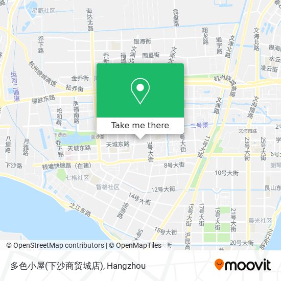 多色小屋(下沙商贸城店) map