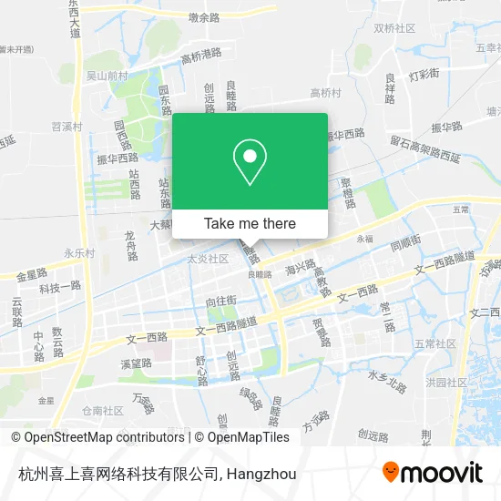 杭州喜上喜网络科技有限公司 map