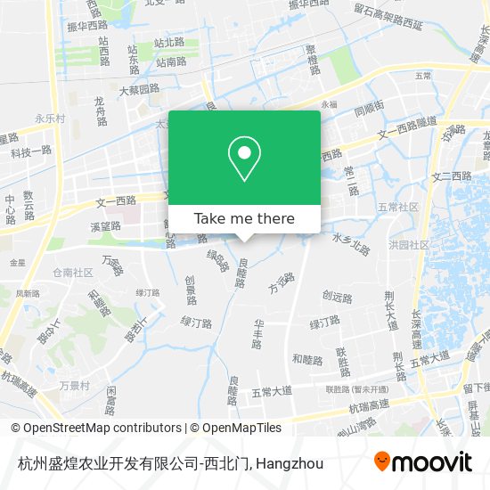 杭州盛煌农业开发有限公司-西北门 map