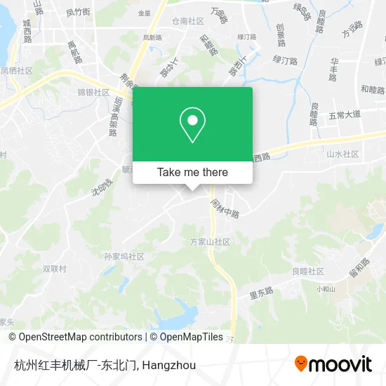 杭州红丰机械厂-东北门 map