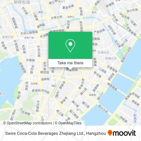 Swire Coca-Cola Beverages Zhejiang Ltd. map