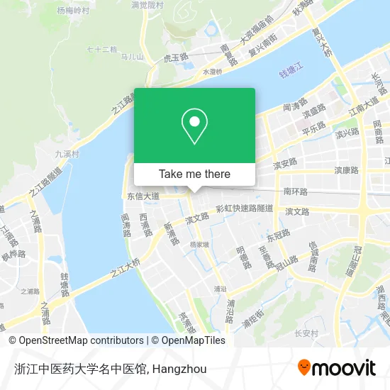 浙江中医药大学名中医馆 map