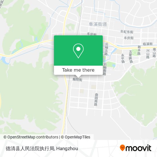 德清县人民法院执行局 map