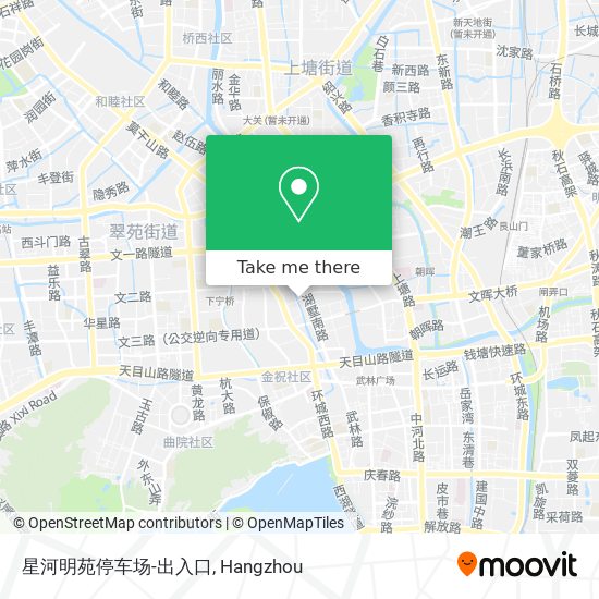 星河明苑停车场-出入口 map