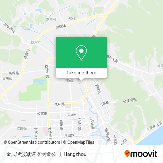 金辰谐波减速器制造公司 map