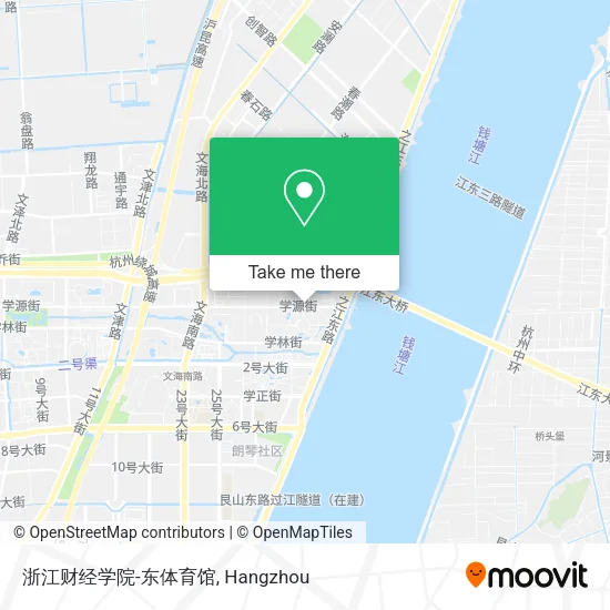 浙江财经学院-东体育馆 map