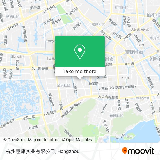 杭州慧康实业有限公司 map