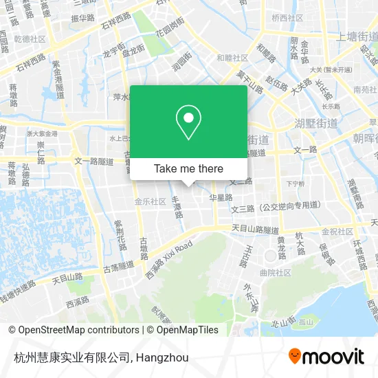 杭州慧康实业有限公司 map