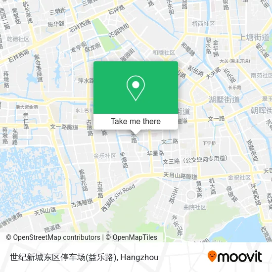 世纪新城东区停车场(益乐路) map