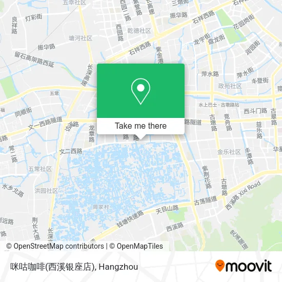 咪咕咖啡(西溪银座店) map