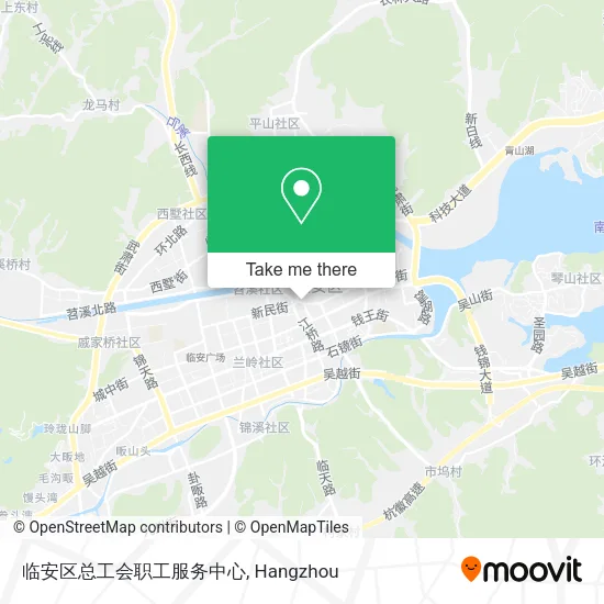 临安区总工会职工服务中心 map