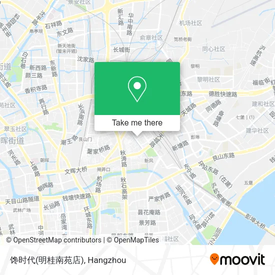 馋时代(明桂南苑店) map