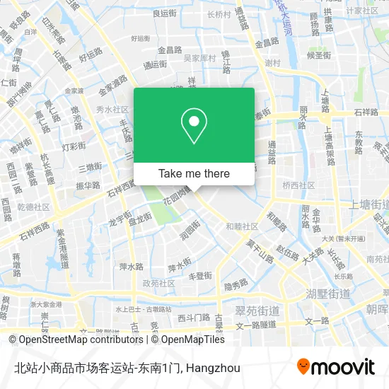北站小商品市场客运站-东南1门 map