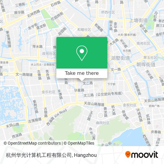 杭州华光计算机工程有限公司 map