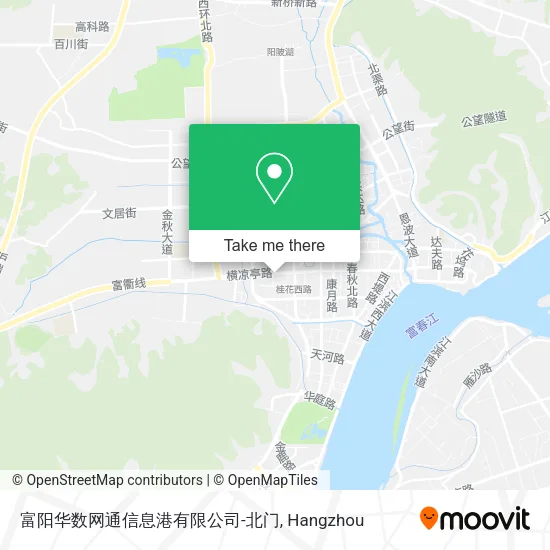 富阳华数网通信息港有限公司-北门 map