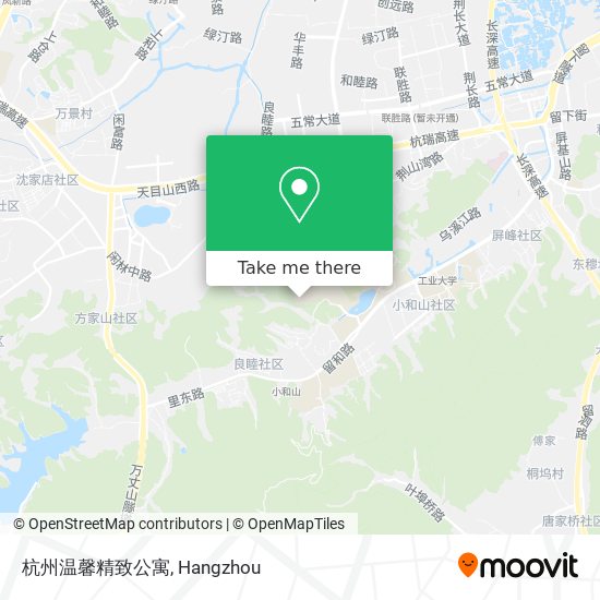 杭州温馨精致公寓 map