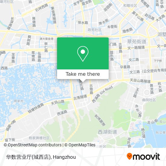 华数营业厅(城西店) map
