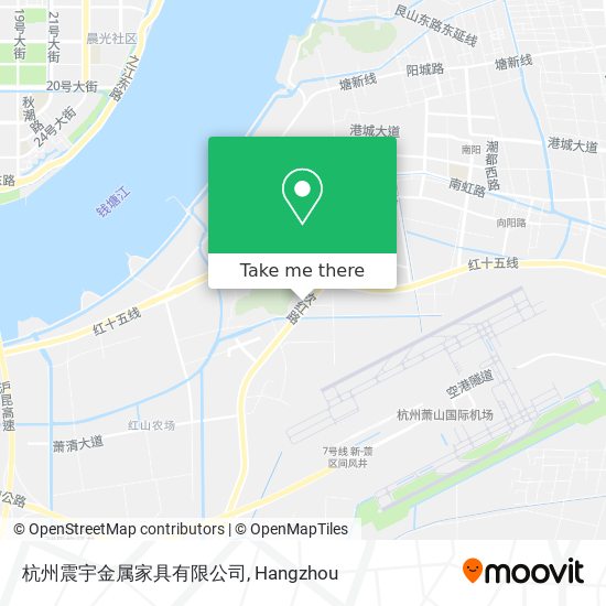 杭州震宇金属家具有限公司 map