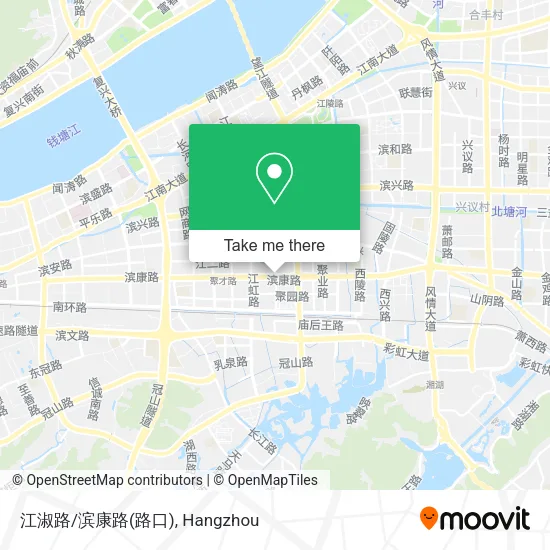 江淑路/滨康路(路口) map