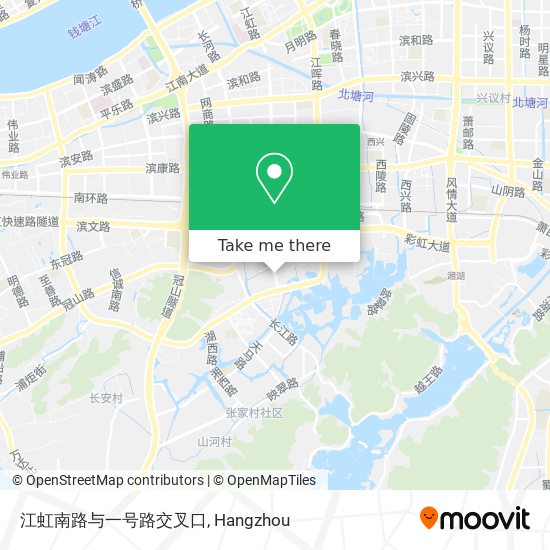 江虹南路与一号路交叉口 map