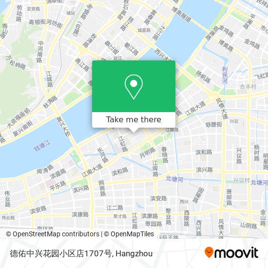 德佑中兴花园小区店1707号 map