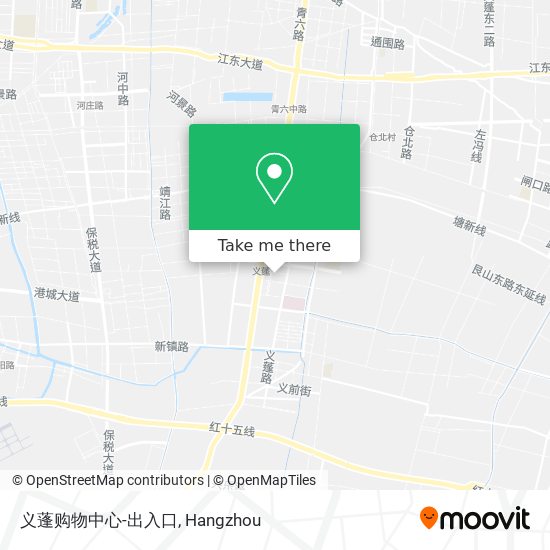 义蓬购物中心-出入口 map
