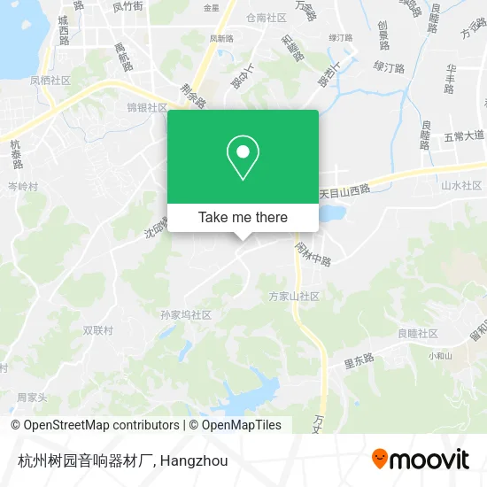 杭州树园音响器材厂 map