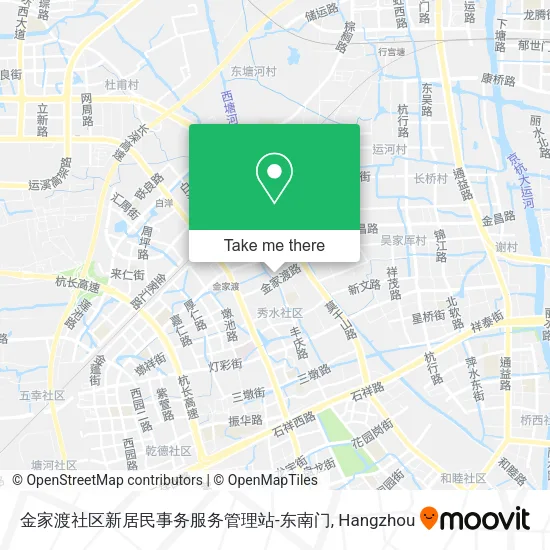 金家渡社区新居民事务服务管理站-东南门 map