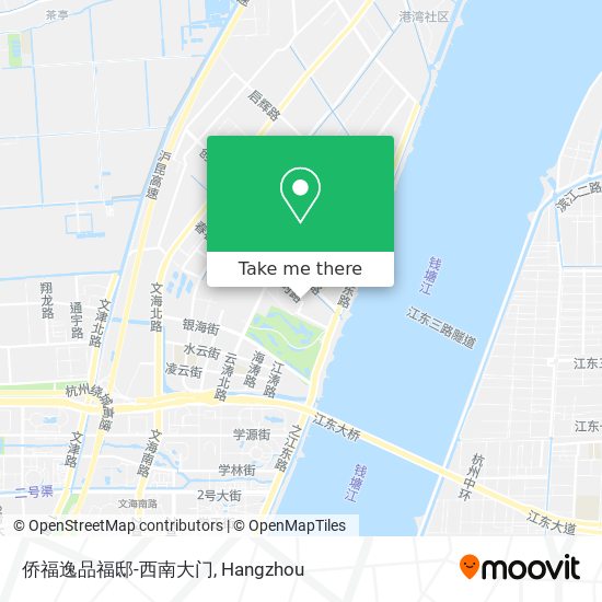 侨福逸品福邸-西南大门 map
