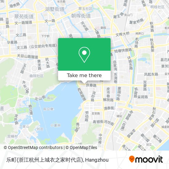 乐町(浙江杭州上城衣之家时代店) map