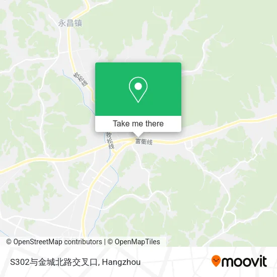 S302与金城北路交叉口 map