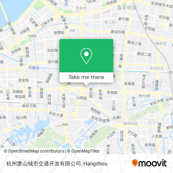 杭州萧山城市交通开发有限公司 map