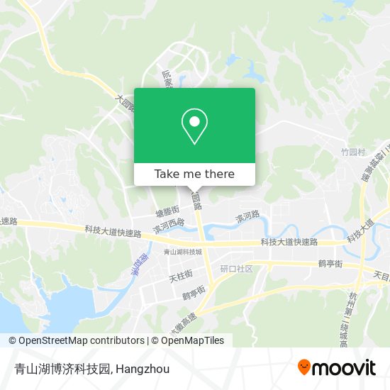 青山湖博济科技园 map
