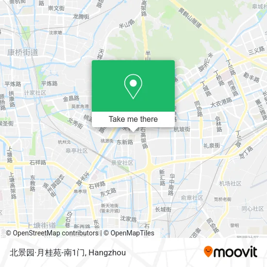 北景园·月桂苑-南1门 map