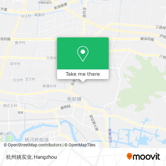 杭州姚实业 map