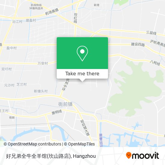好兄弟全牛全羊馆(坎山路店) map