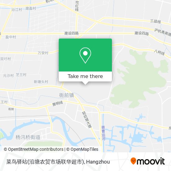 菜鸟驿站(沿塘农贸市场联华超市) map